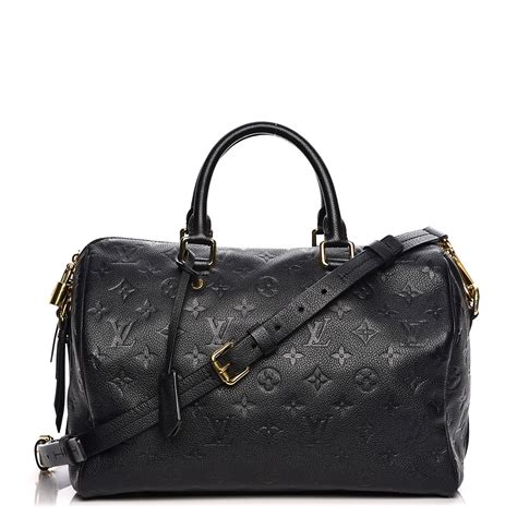 louis vuitton empreinte speedy bandouliere 30 black